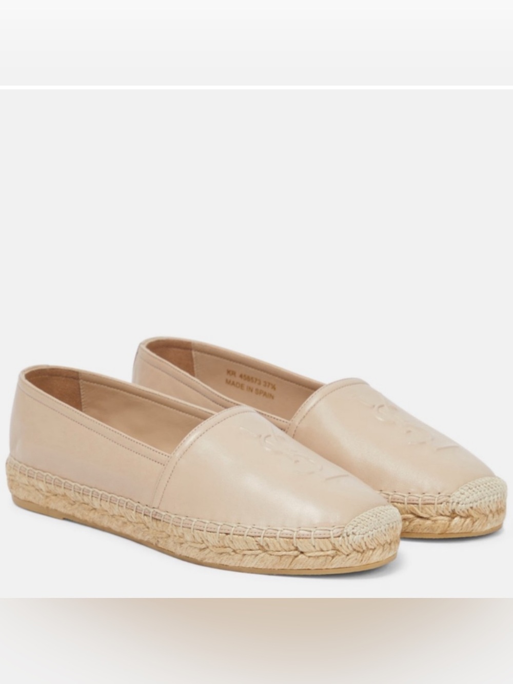 YSL Monogram Espadrille Flats
Size 11/41